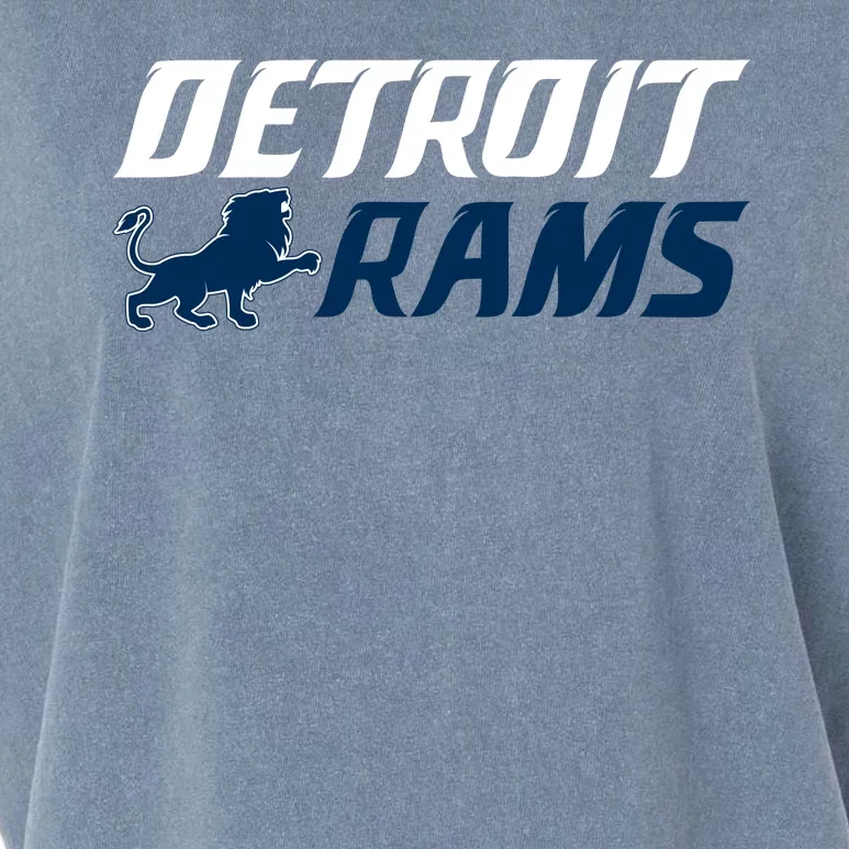 Detroit Rams Lion Garment-Dyed Women's Muscle Tee