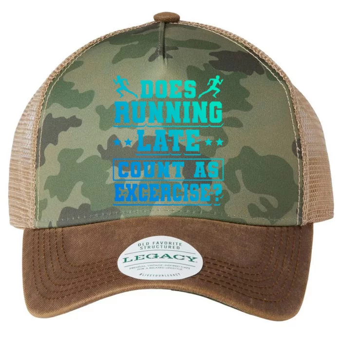 Does Running Late Count As Exercise Beeing Late Gift Legacy Tie Dye Trucker Hat