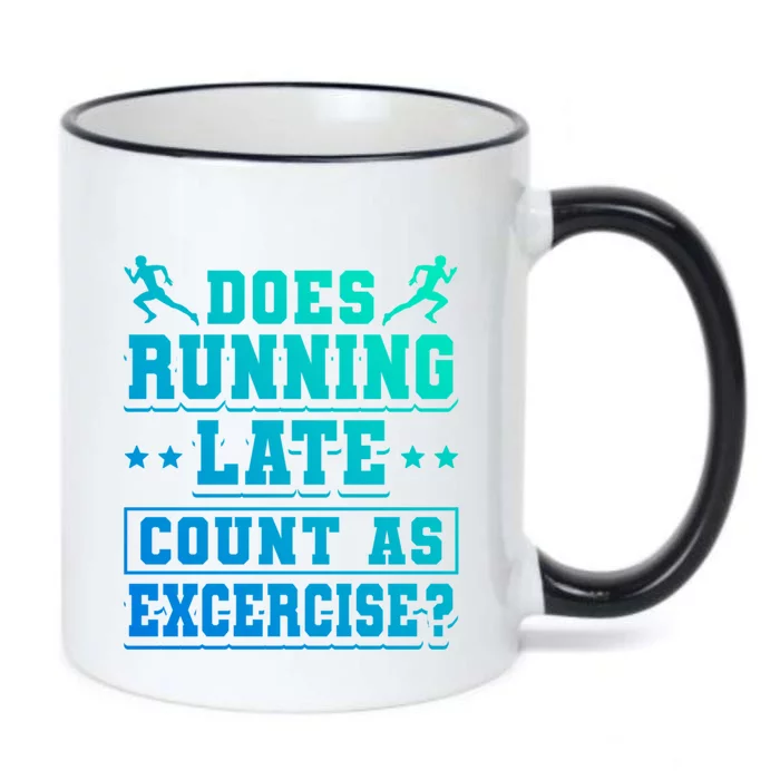 Does Running Late Count As Exercise Beeing Late Gift Black Color Changing Mug