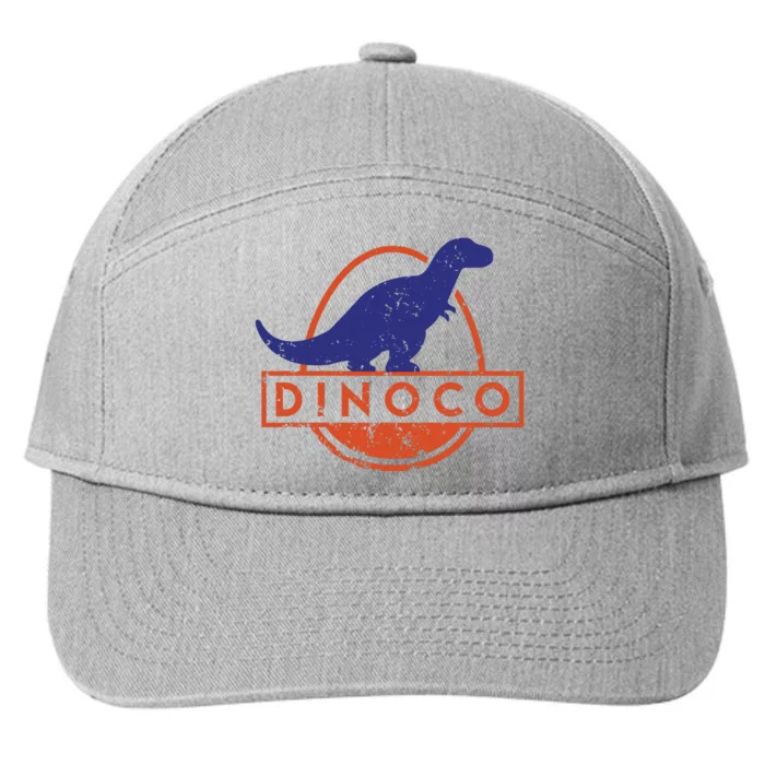 Dinoco Rustic Logo 7-Panel Snapback Hat