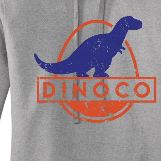 Dinoco Rustic Logo Women's Pullover Hoodie