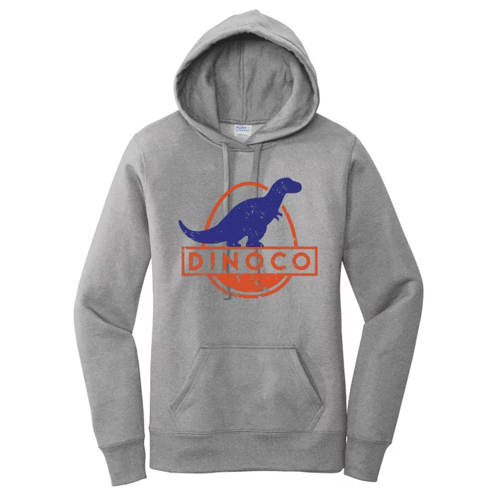 Dinoco Rustic Logo Women's Pullover Hoodie