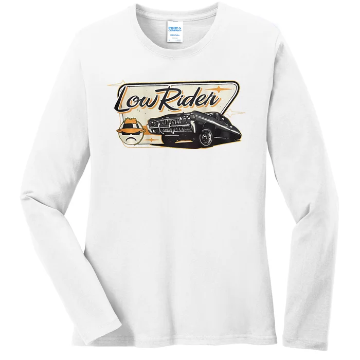 Del Rio Lowrider Motel Ladies Long Sleeve Shirt