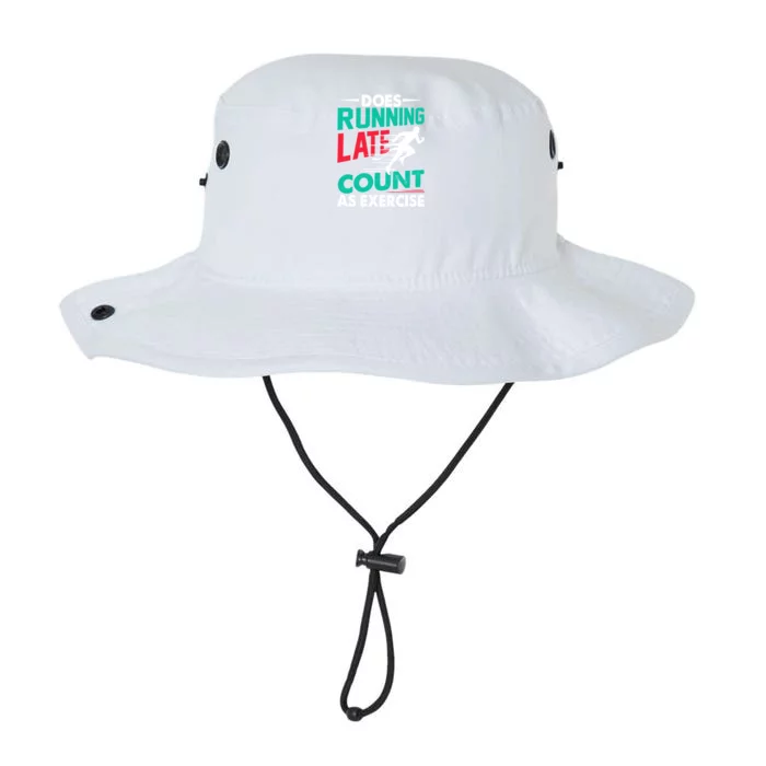 Does Running Late Count As Exercise Funny Workout Running Gift Legacy Cool Fit Booney Bucket Hat