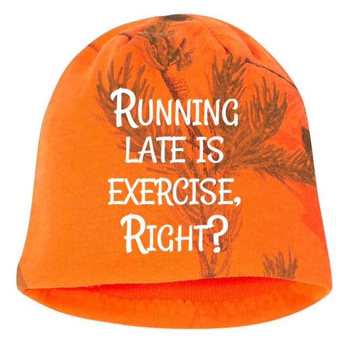 Does Running Late Count As Exercise Gift Kati - Camo Knit Beanie