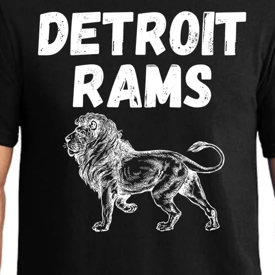 Detroit Rams Lion Pajama Set