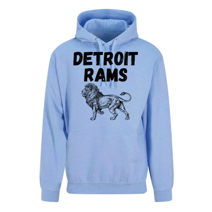 Detroit Rams Lion Unisex Surf Hoodie