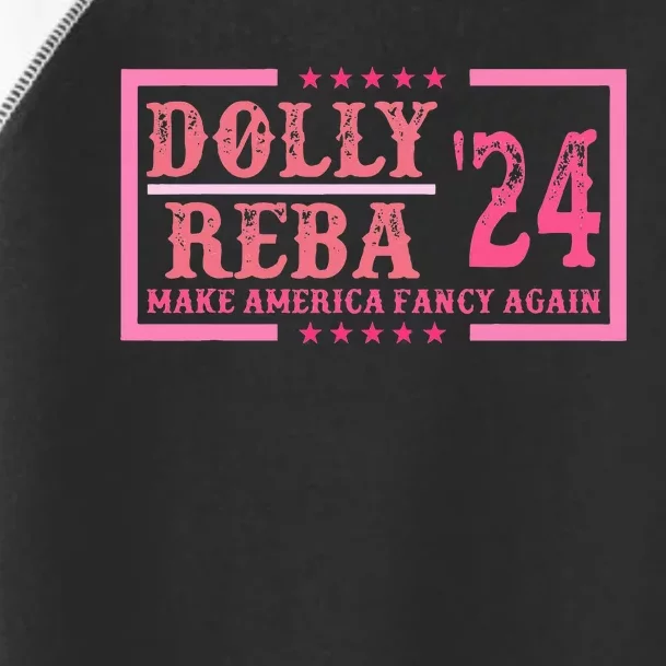 Dolly Reba24 Make America Fancy Again Cowboy Toddler Fine Jersey T-Shirt