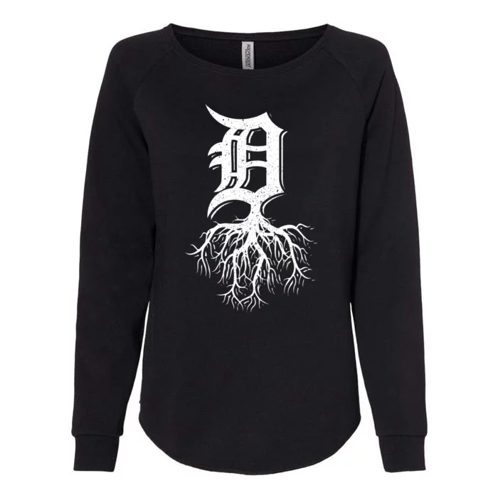 Detroit Roots Michigan American Born Rooted American Gifts Womens California Wash Sweatshirt