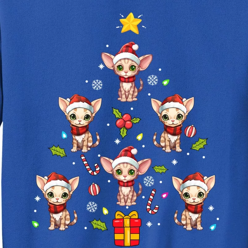 Devon Rex Merry Christmas Tree Ornat Gift Sweatshirt