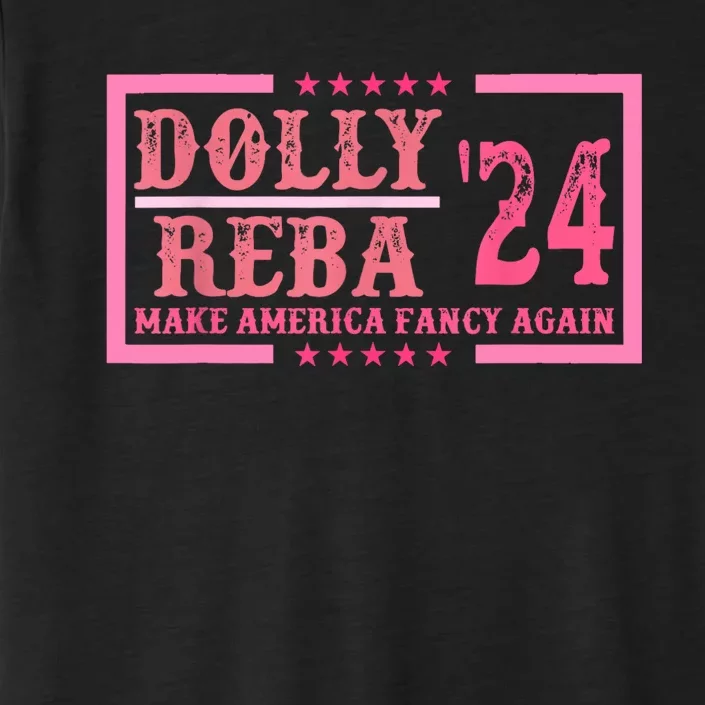 Dolly Reba24 Make America Fancy Again Cowboy ChromaSoft Performance T-Shirt