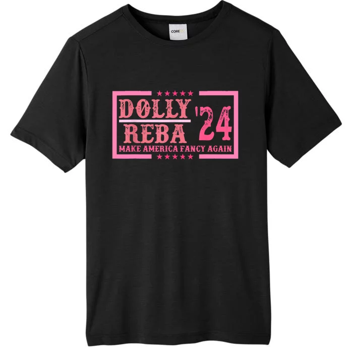 Dolly Reba24 Make America Fancy Again Cowboy ChromaSoft Performance T-Shirt