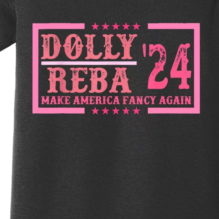 Dolly Reba24 Make America Fancy Again Cowboy Baby Bodysuit