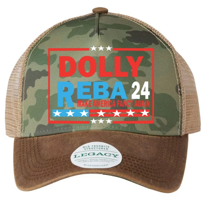 Dolly Reba Make America Fancy Again Legacy Tie Dye Trucker Hat