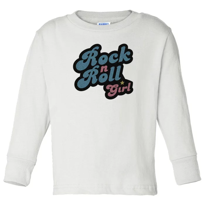 Darla Rock N Roll Girl Toddler Long Sleeve Shirt