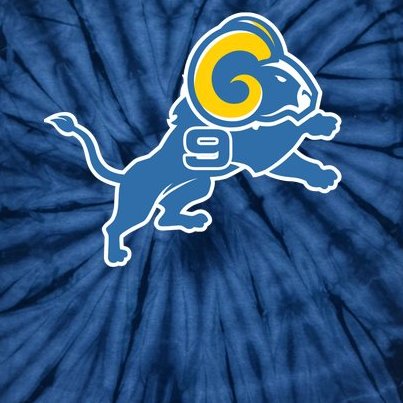 Detroit Rams Number 9 Tie-Dye T-Shirt
