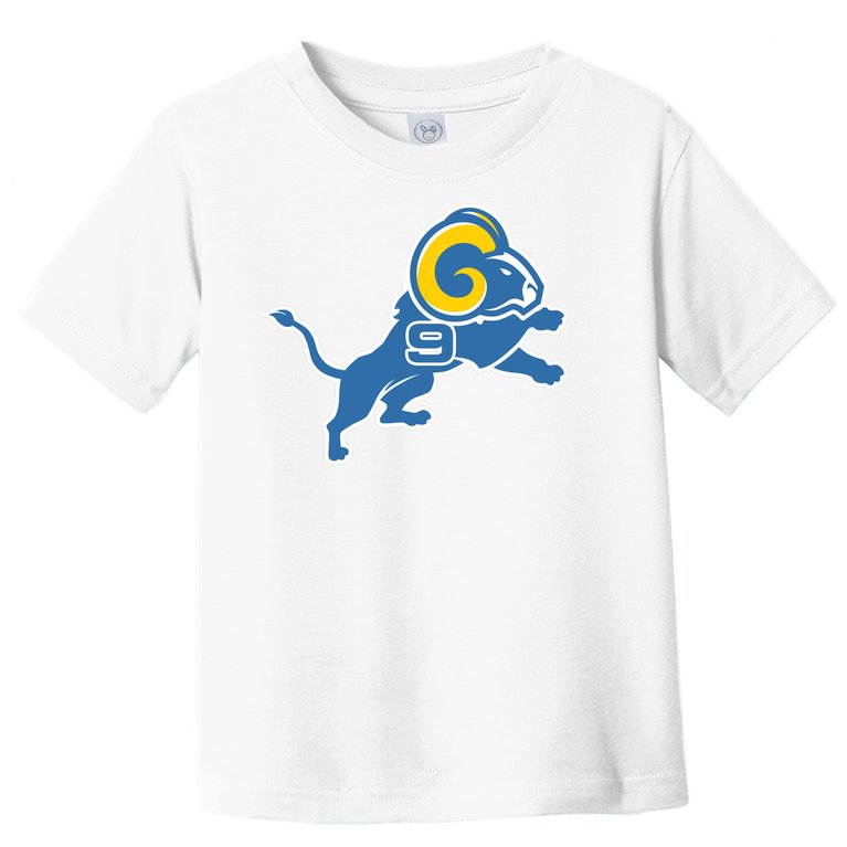 Detroit Rams Number 9 Toddler T-Shirt