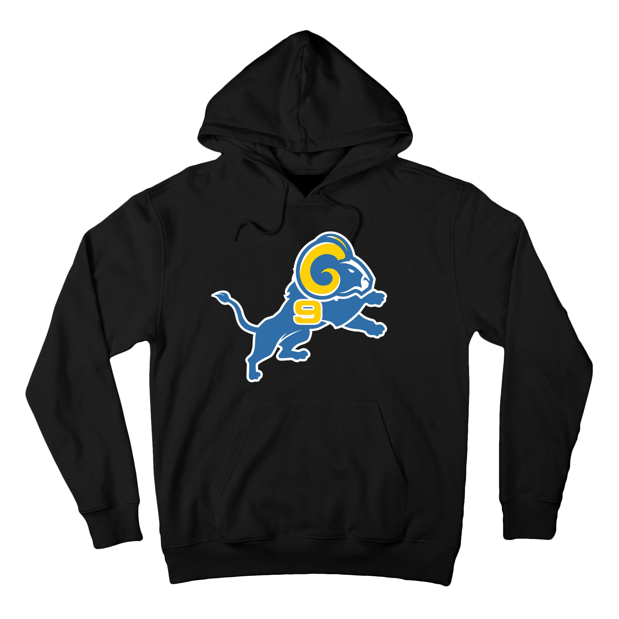 TeeShirtPalace Detroit Rams Logo T-Shirt