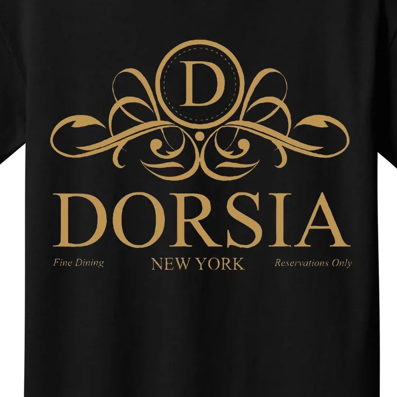 Dorsia Restaurant New York Reservations Only Kids T-Shirt