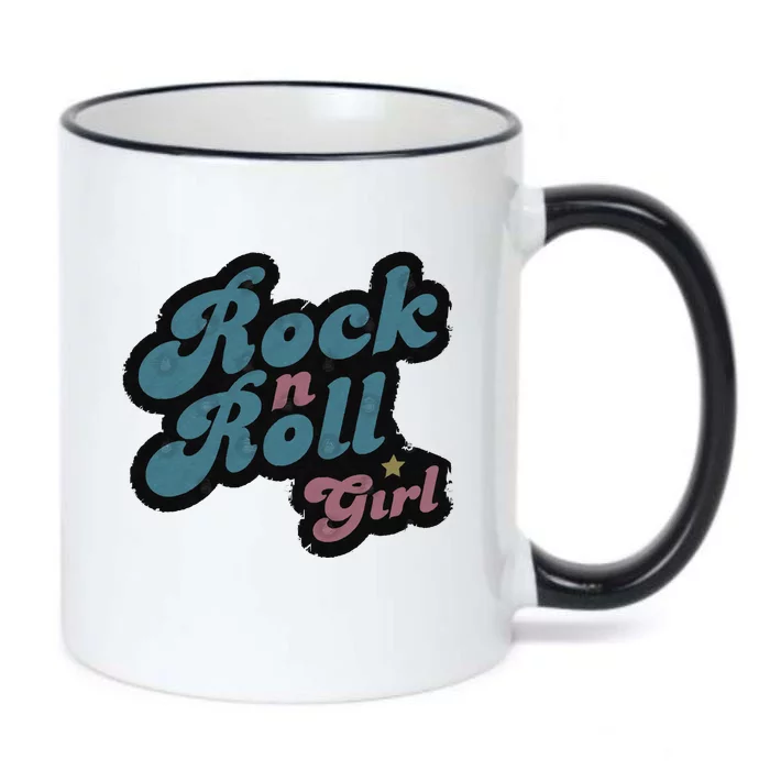 Darla Rock N Roll Girl Black Color Changing Mug