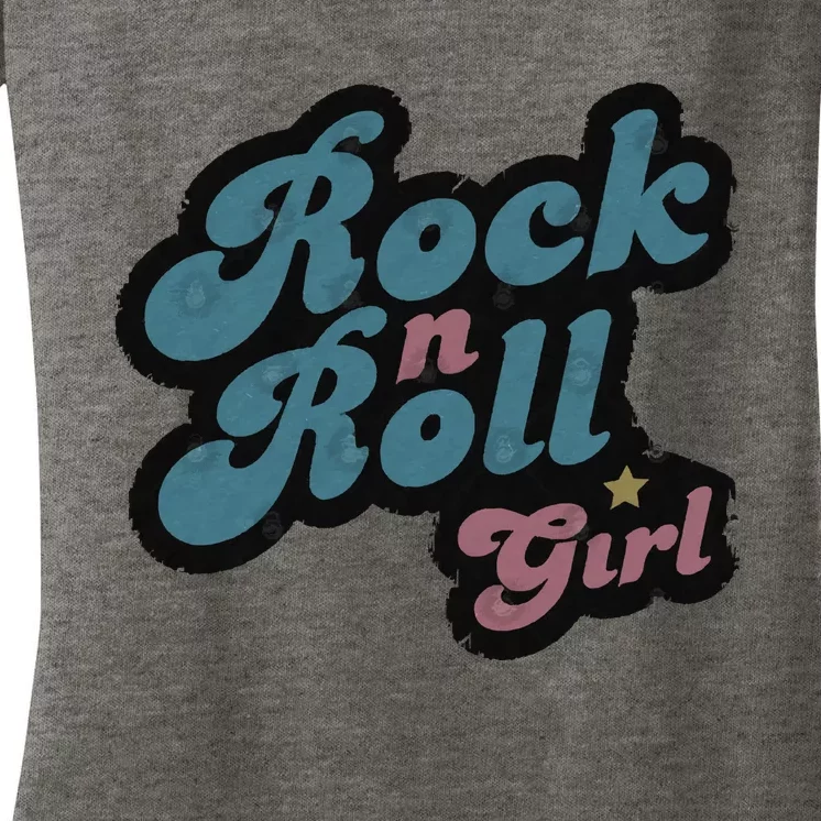 Darla Rock N Roll Girl Women's V-Neck T-Shirt