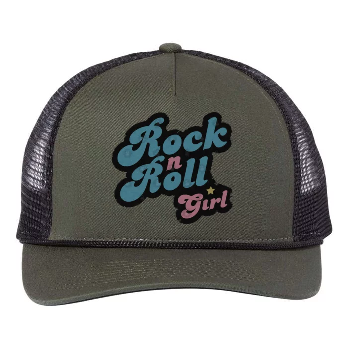 Darla Rock N Roll Girl Retro Rope Trucker Hat Cap