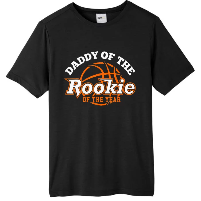 Dad Rookie Of The Year Basketball Daddy Of The Rookie ChromaSoft Performance T-Shirt