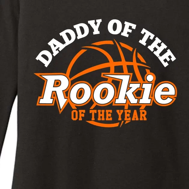 Dad Rookie Of The Year Basketball,Daddy Of The Rookie Womens CVC Long Sleeve Shirt