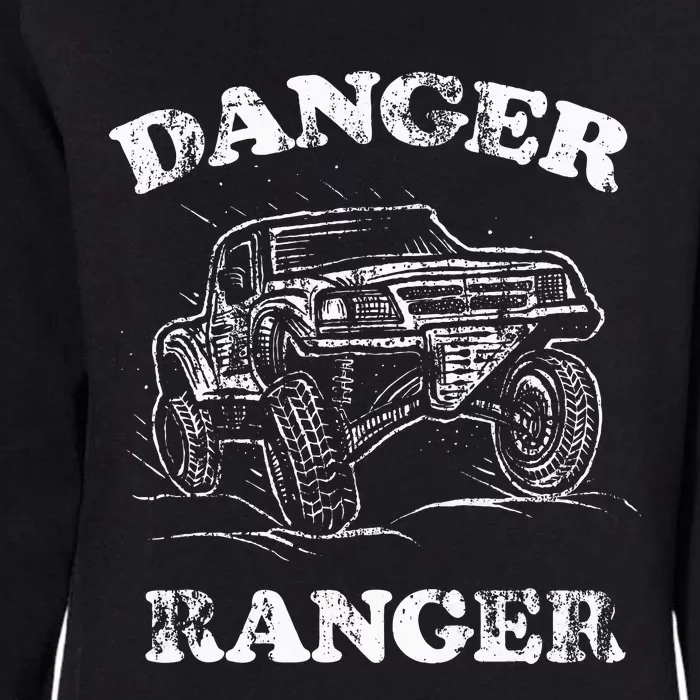 Danger Ranger Offroad Truck Womens California Wash Sweatshirt