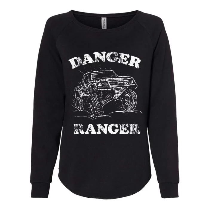 Danger Ranger Offroad Truck Womens California Wash Sweatshirt