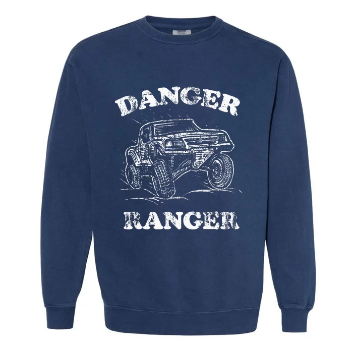 Danger Ranger Offroad Truck Garment-Dyed Sweatshirt