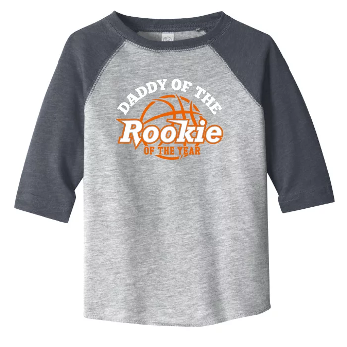 Dad Rookie Of The Year Basketball Shirt,Daddy Of The Rookie Toddler Fine Jersey T-Shirt