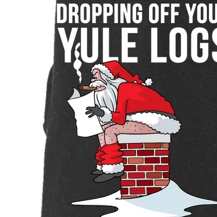 Dropping Off Your Yule Logs Doggie 3-End Fleece Hoodie