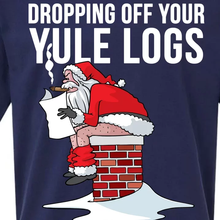 Dropping Off Your Yule Logs Sueded Cloud Jersey T-Shirt