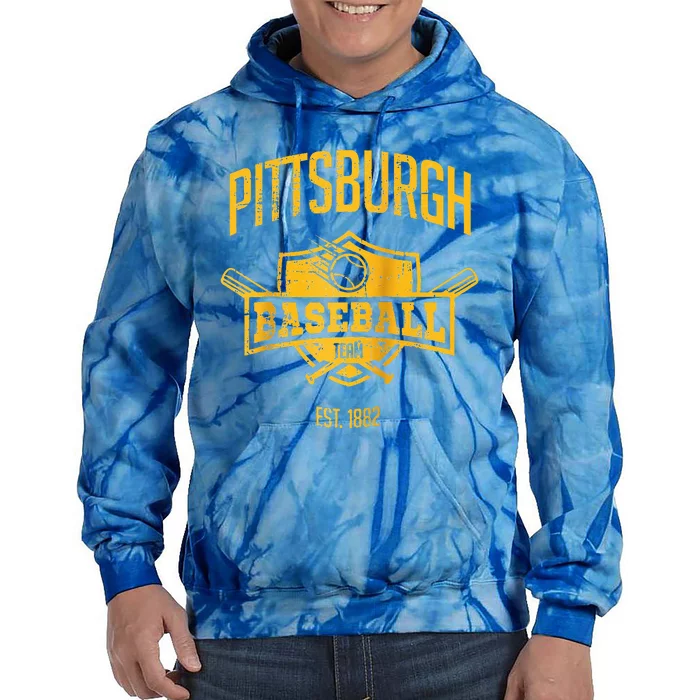 Distressed Retro Pirate Look Party Tailgate Gameday Tie Dye Hoodie