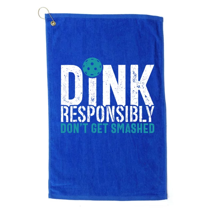 Dink Responsibly Pickleball Player Funny Pickleball Platinum Collection Golf Towel