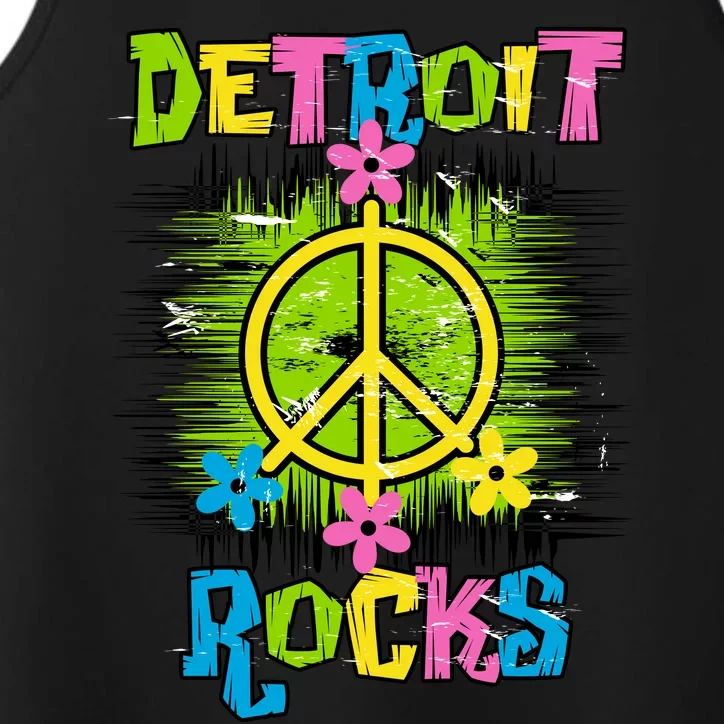 Detroit Rocks Peace Performance Tank