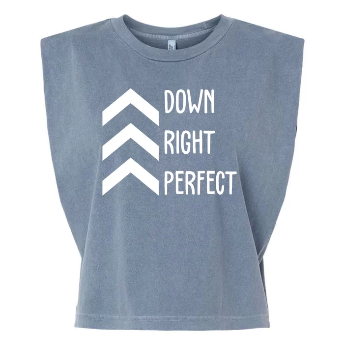 Down Right Perfect Down Syndrome Awareness Garment-Dyed Women's Muscle Tee