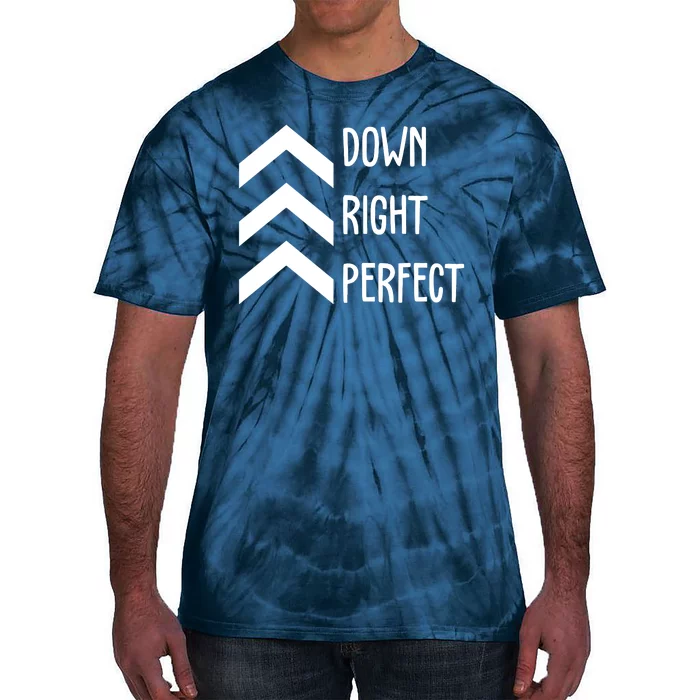 Down Right Perfect Down Syndrome Awareness Tie-Dye T-Shirt