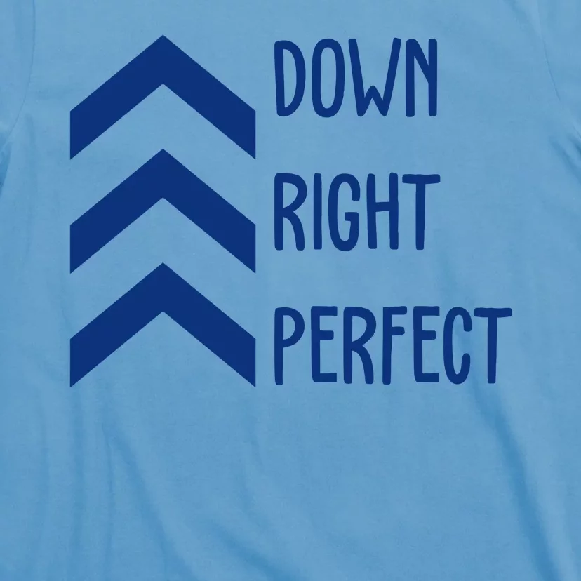 Down Right Perfect Down Syndrome Awareness T-Shirt