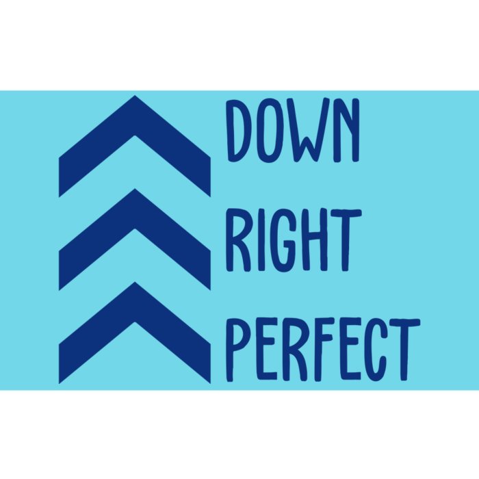 Down Right Perfect Down Syndrome Awareness Bumper Sticker