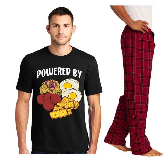 Dominican Republic Powered By Gú Salami And Queso Frito Meaningful Gift Pajama Set