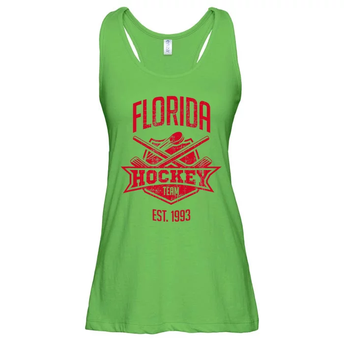 Distressed Retro Panther Party Tailgate Ladies Essential Flowy Tank