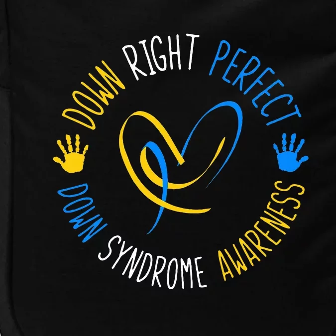 down right perfect down syndrome awareness Impact Tech Backpack