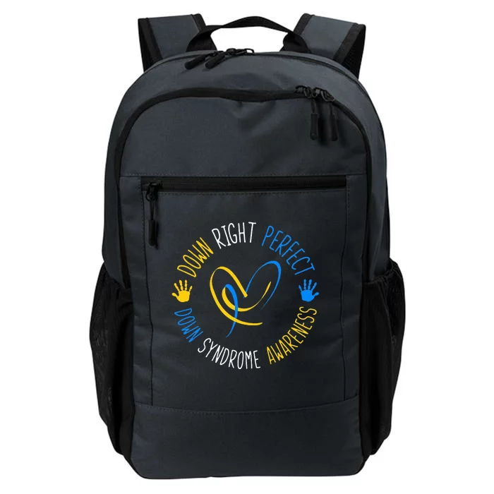 down right perfect down syndrome awareness Daily Commute Backpack