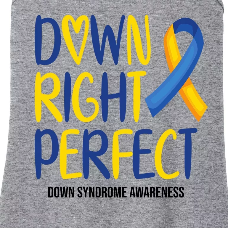 Down Right Perfect Down Syndrome Awareness Ladies Essential Tank