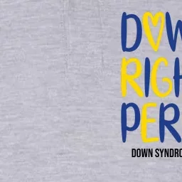 Down Right Perfect Down Syndrome Awareness Softstyle Adult Sport Polo