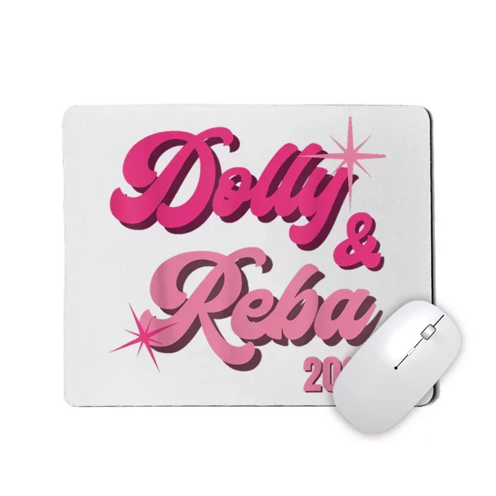 Dolly Reba Pink Groovy Style Mousepad