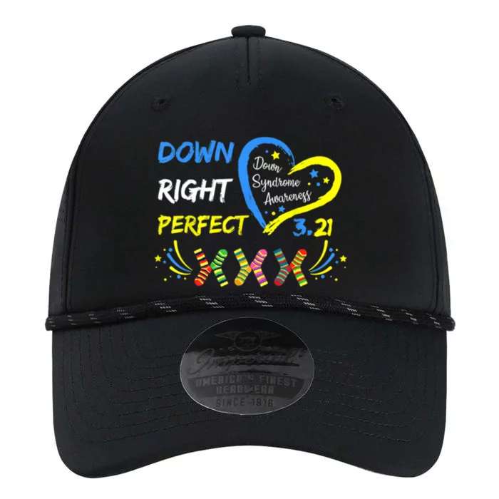 Down Right Perfect Down Syndrome Awareness Performance The Dyno Cap