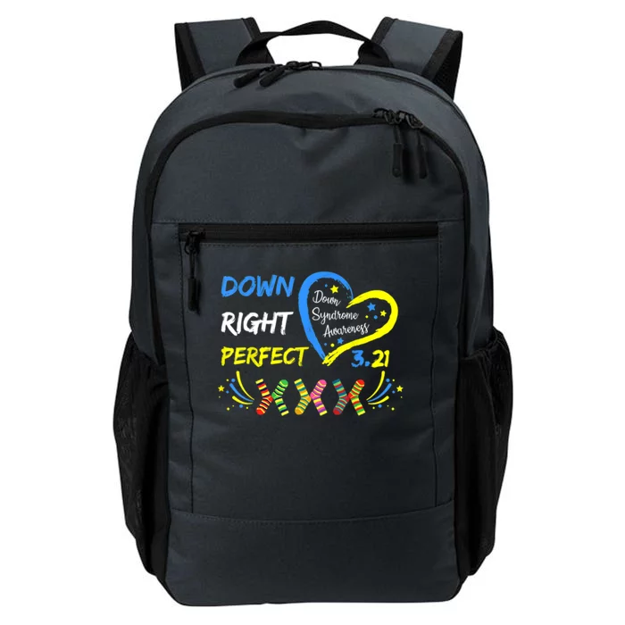 Down Right Perfect Down Syndrome Awareness Daily Commute Backpack